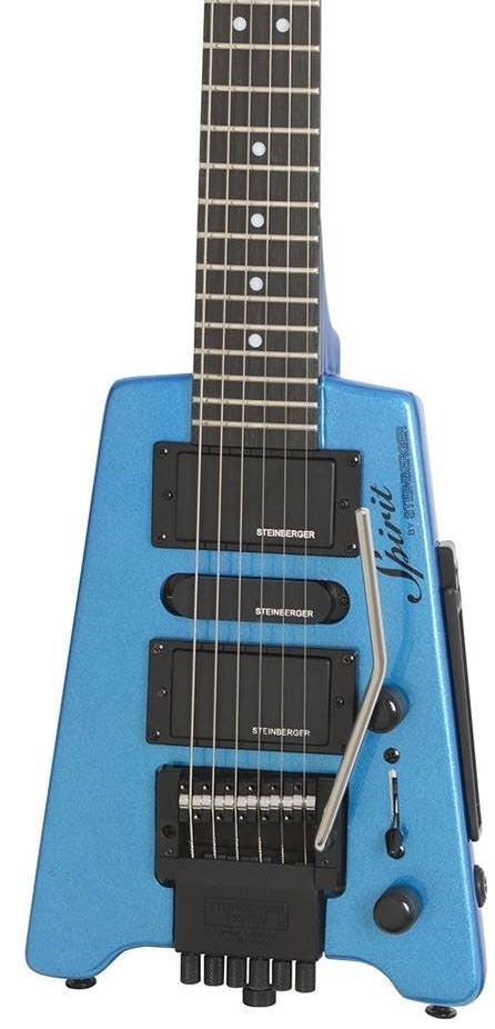 Steinberger Spirit GT-PRO Deluxe Outfit in Frost Blue - Andertons